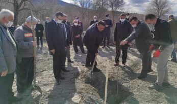 Bin tane nar fidanı toprakla buluştu