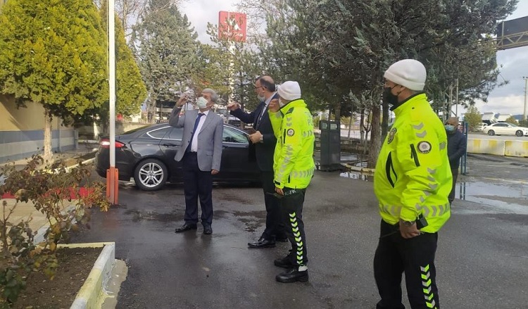 Emniyet Müdürü incelemelerde bulundu