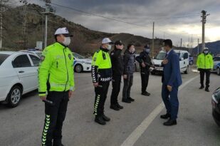 Kaymakam sahada denetim yaptı