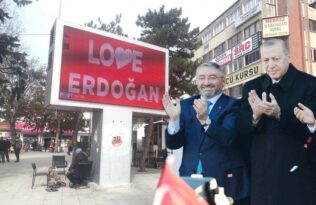 Çorum’dan ‘Love Erdoğan’ mesajı