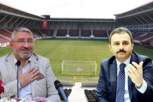 ÇORUM’DA STADYUM KAPIŞMASI!