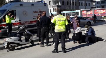 Üzücü kazada yaya yaralandı