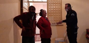 Yaşlı kadın komşularını korkuttu!