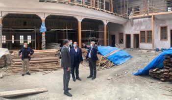 Velipaşa Hanı tamamlanmak üzere