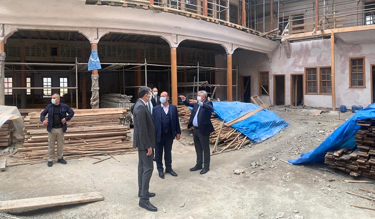 Velipaşa Hanı tamamlanmak üzere