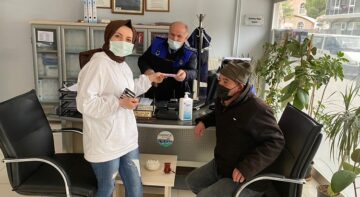 Engelli vatandaştan örnek davranış