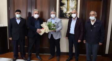 Şehit ailelerinden teşekkür ziyareti
