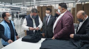 Organize’deki fabrikaları ziyaret etti