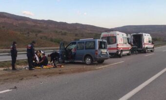 Trafik kazasında 7 kişi yaralandı!