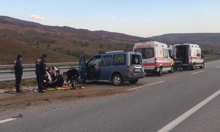 Trafik kazasında 7 kişi yaralandı!