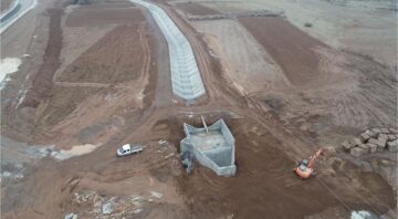 30 bin dekar alan sulamaya açıldı