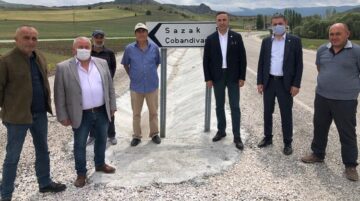 Ortaköy yolundaki köylerin yol çilesi