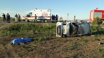 Kazada araçtan fırlayan sürücü öldü