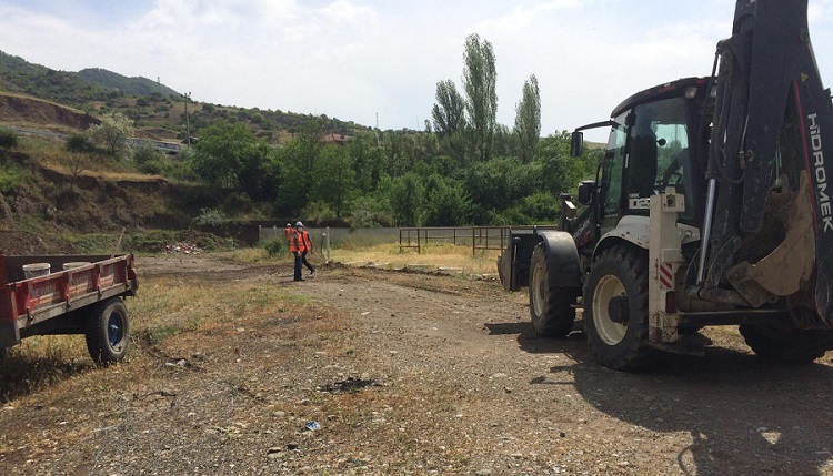 Hayvan pazarında kapsamlı temizlik