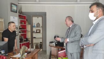 Başkan Şahiner’den esnaf ziyareti