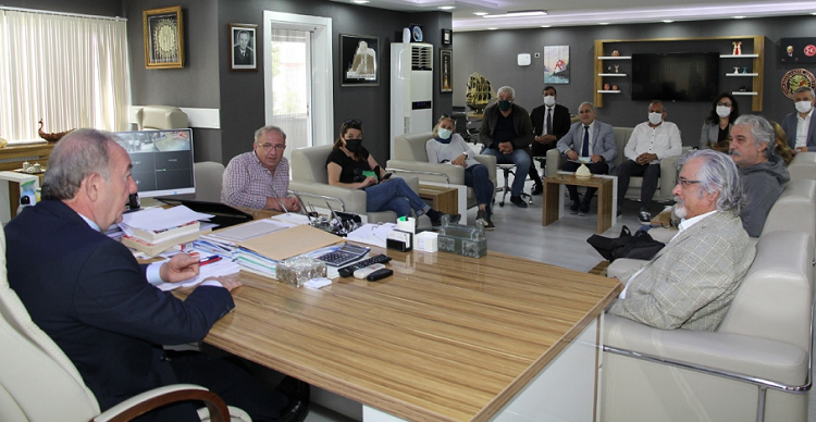 Çalışkan başkanı tebrik ettiler