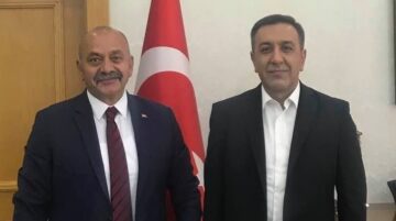 Başkan’dan Muhsin Dere’ye ziyaret