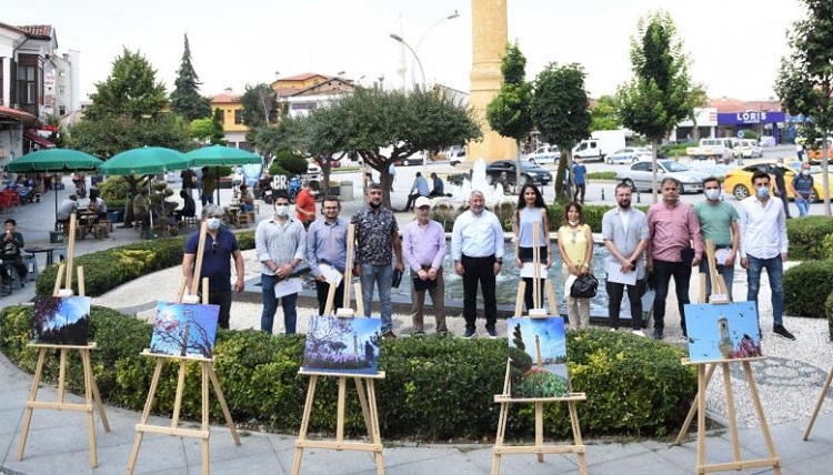Dereceye girenler ödüllerini aldı