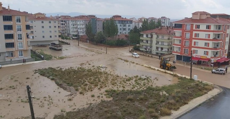 Yağmur sonrası oluşan manzara!