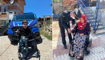 Jandarma’dan 14 engelliye akülü araç