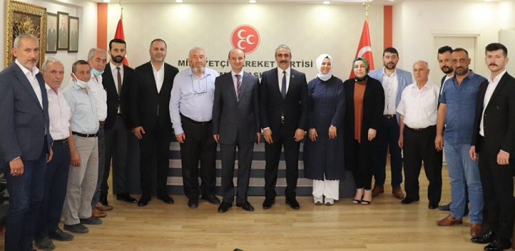 Çorum’da teşkilatı ziyaret etti