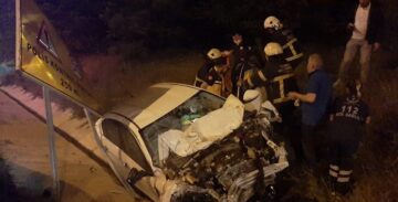 Kaza sonrası Jeep’te patlama oldu