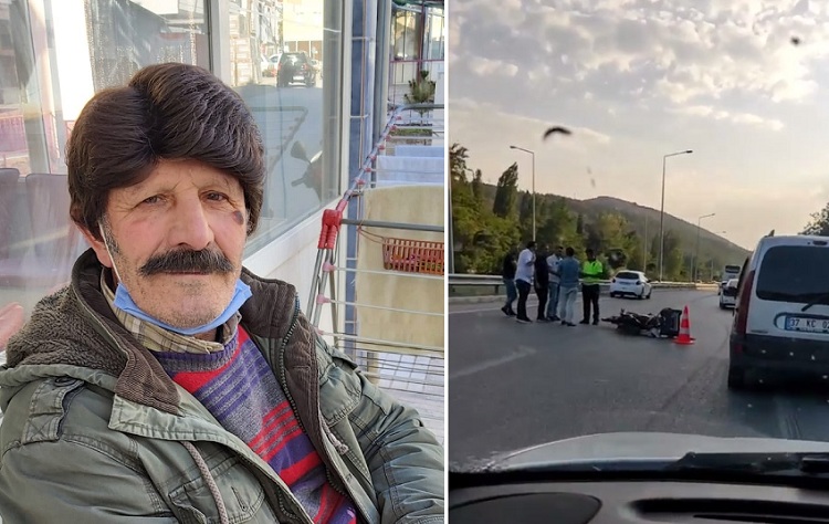 Motosiklet sürücüsü kurtarılamadı