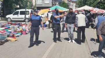 Perşembe pazarında virüs denetimi