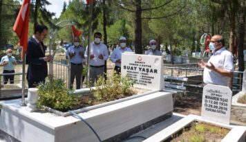 Kargı’da şehitlikler ziyaret edildi