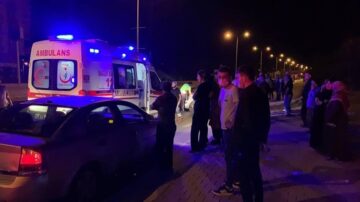 Yola çıkan köpek kaza yaptırdı