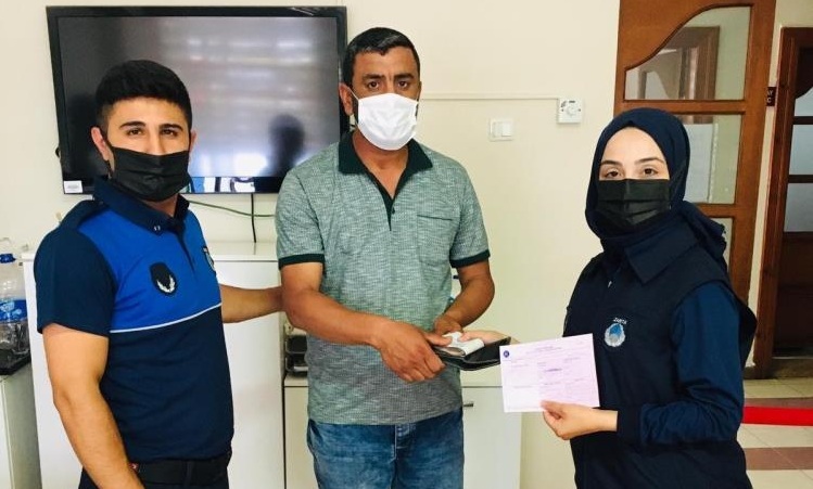 13 bin TL sahibine teslim edildi