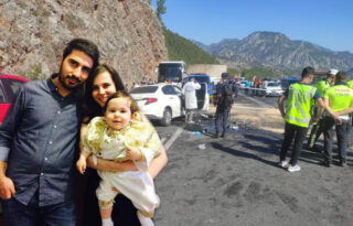 Genç polis ve oğlundan acı haber!
