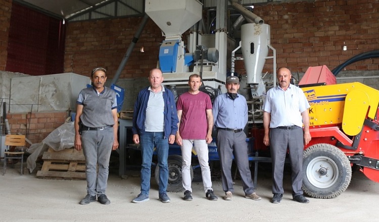 Destekle örnek makine parkı kurdular