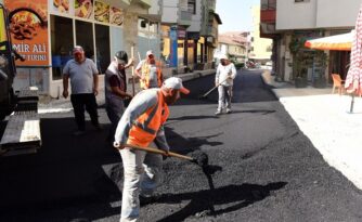 Üçtutlar sokaklara sıcak asfalt