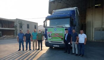 Yangın bölgelerine yem desteği