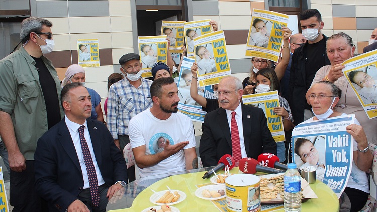 Tuğkan bebeğin ailesine destek