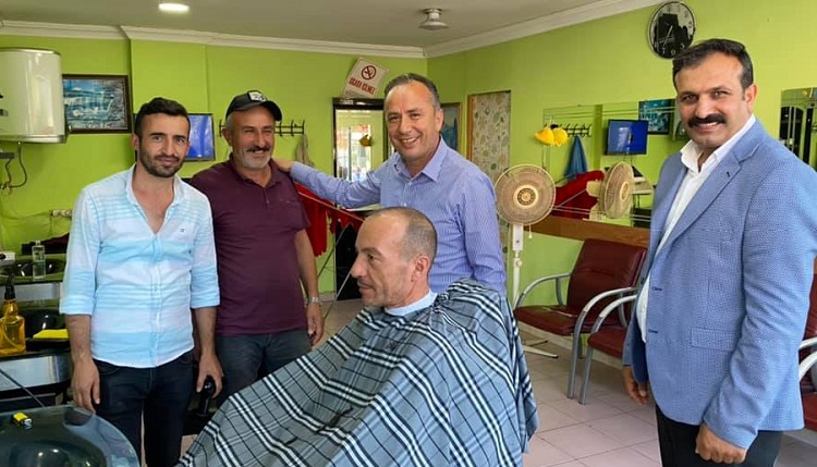 Uğurludağ’da esnafı ziyaret etti