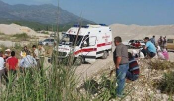 Traktör sürücüsü kurtarılamadı!