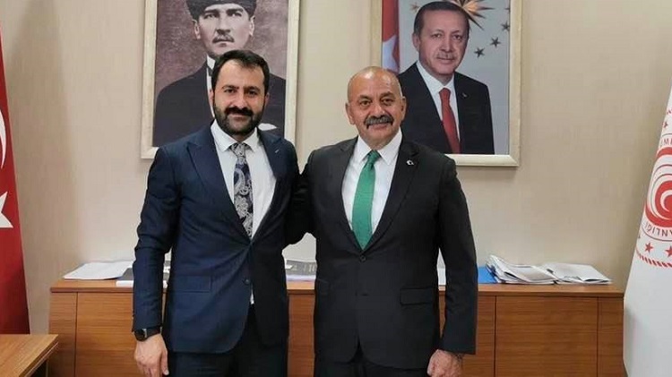 Berat Uzun’a hayırlı olsun ziyareti