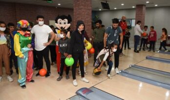 İşçilerin çocukları gönüllerince eğlendi
