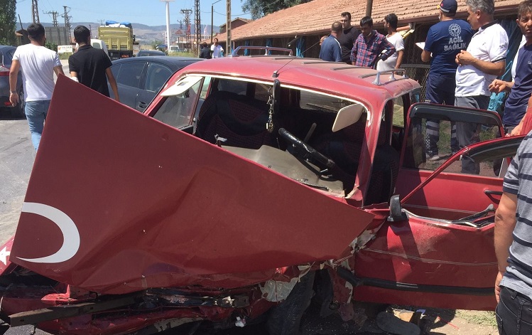 İskilip Yolu’nda yine kaza oldu