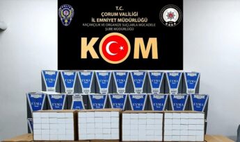 Bir milyon kaçak makaron ele geçirildi