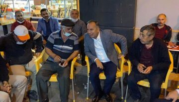 Bağ sakinlerinin taleplerini dinledi