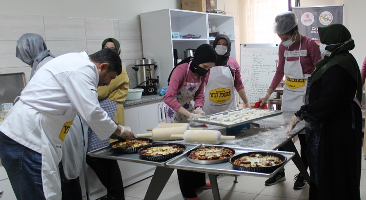 Glutensiz yiyecekler yaptılar