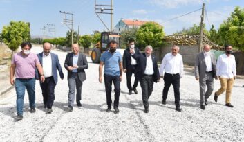 Alaca Belediyesine asfalt desteği