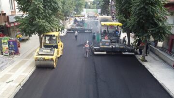 Şenyurt sokaklarda asfalt çalışması