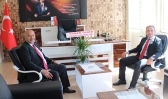 Yeni Kaymakam’a hoşgeldin ziyareti