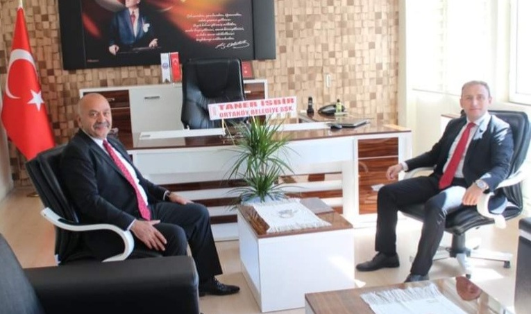 Yeni Kaymakam’a hoşgeldin ziyareti