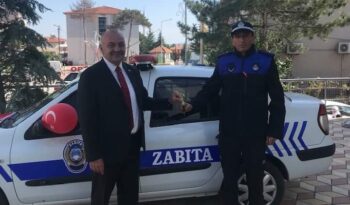 Ortaköy Belediyesine Zabıta aracı