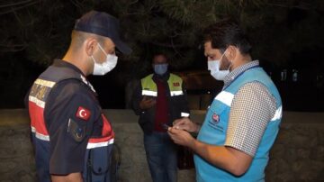 Jandarma ekiplerini şaşırtan olay!